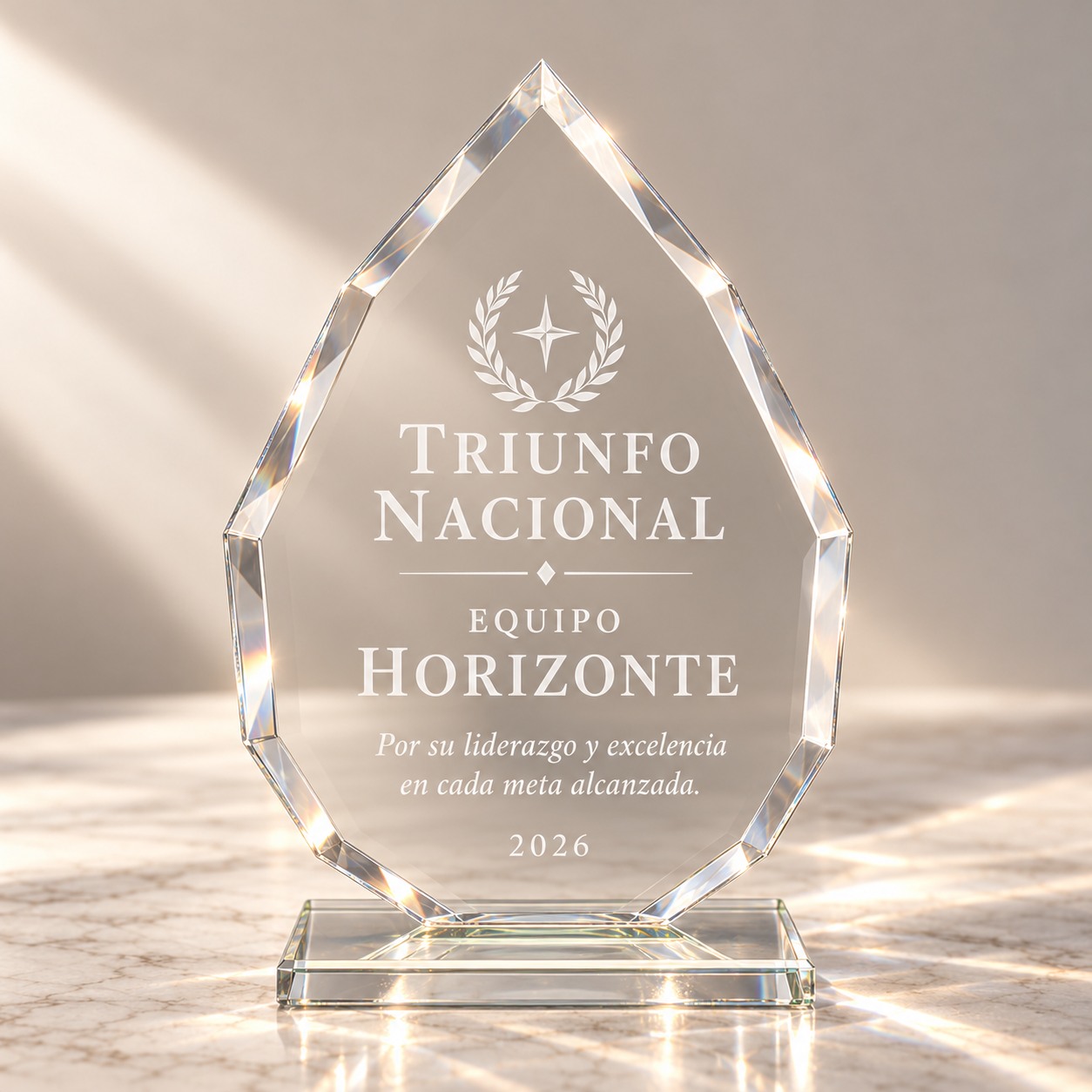 Biselado Escudo Facetado