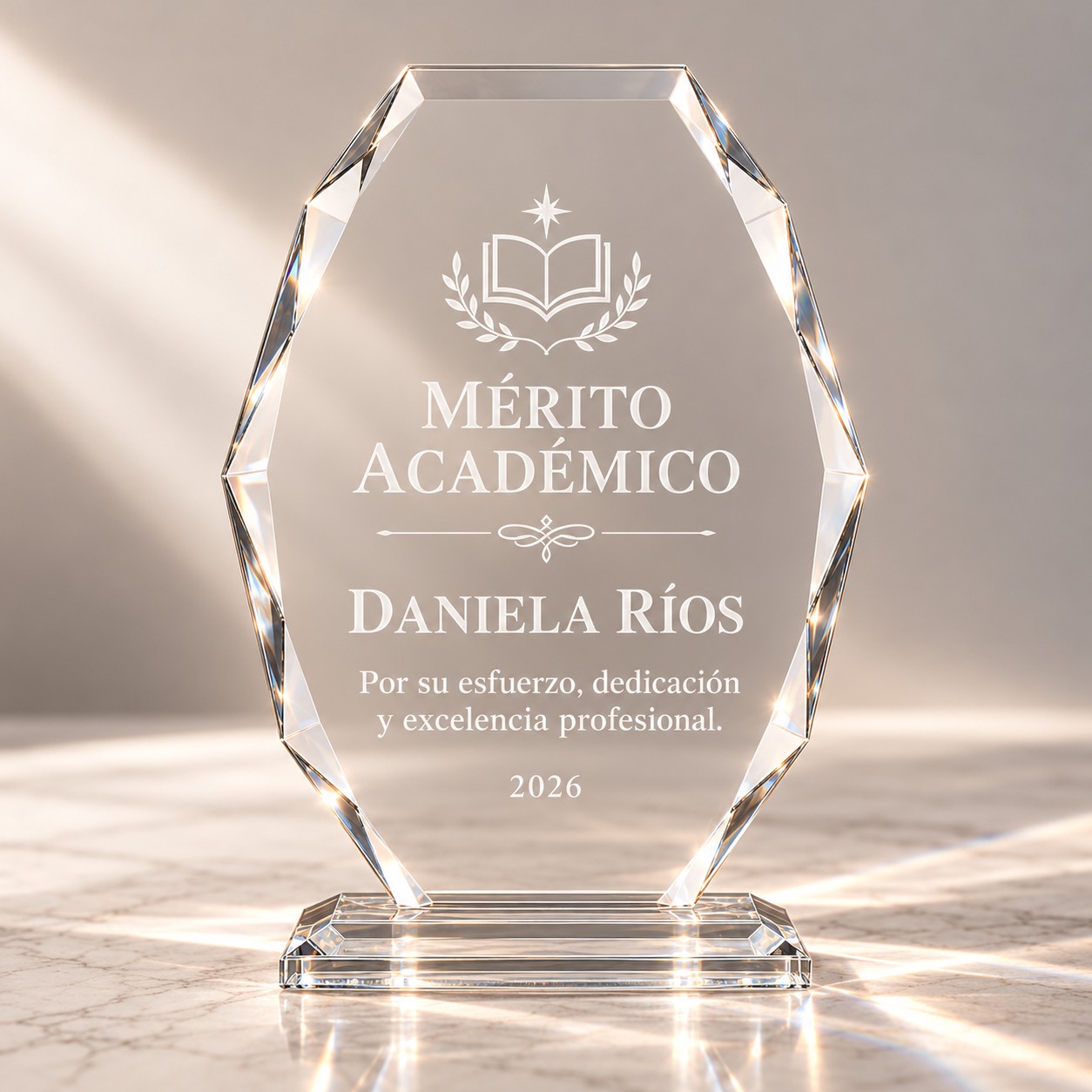 Biselado Decágono Alargado