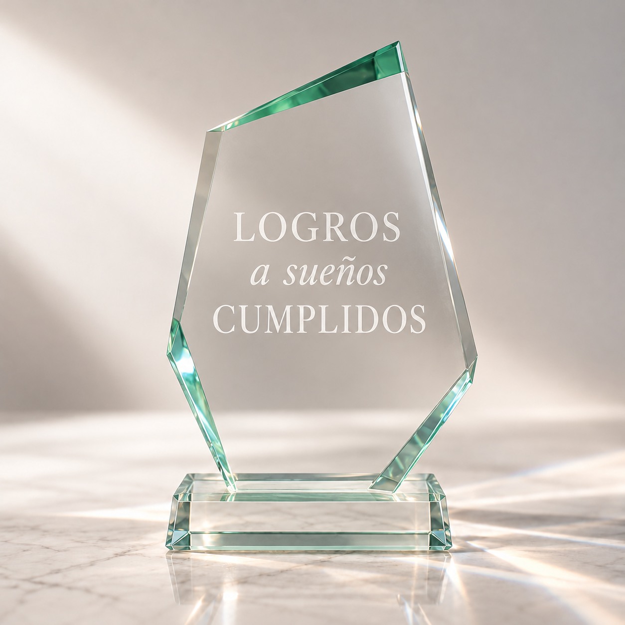 trofeos de cristal